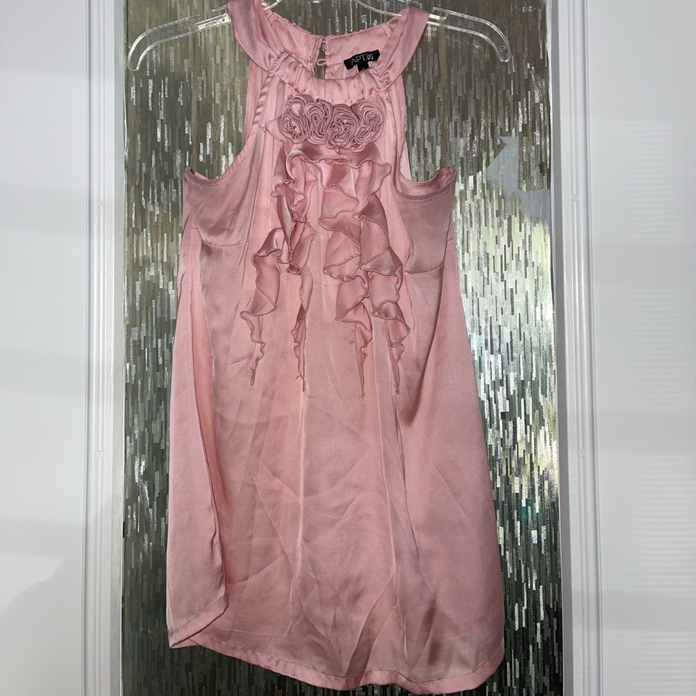 Beautiful pink halter blouse